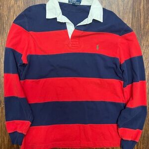 Vintage Polo by Ralph Lauren 90s Rugby Striped Shirt Medium